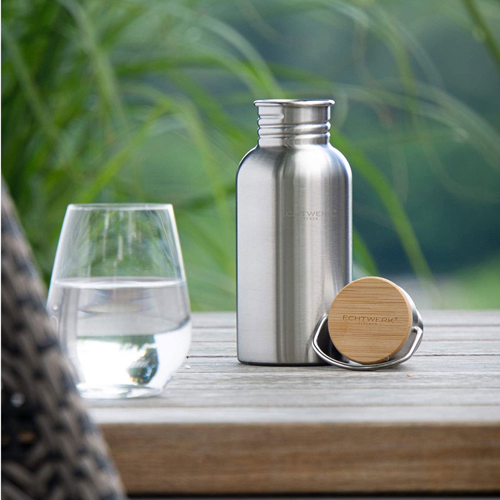 echtwerk-wine-dining-trinkflasche-edelstahl-750-ml-bambus image 3