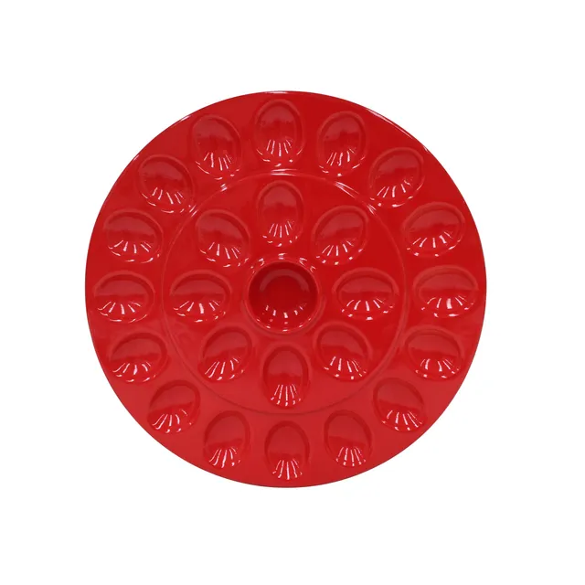 costa-nova-cook-host-eg341-eierplatte-rot-steingut image 1