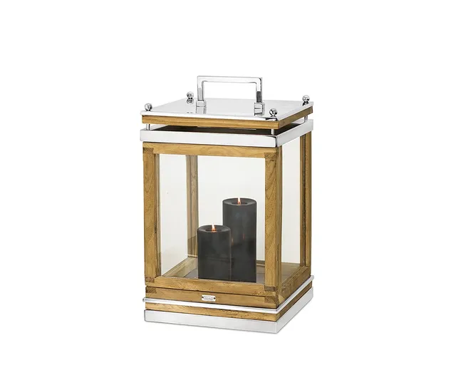 edzard-huntsville-laterne-49-cm-teakholz-mit-henkel-f-r-drau-en image 1