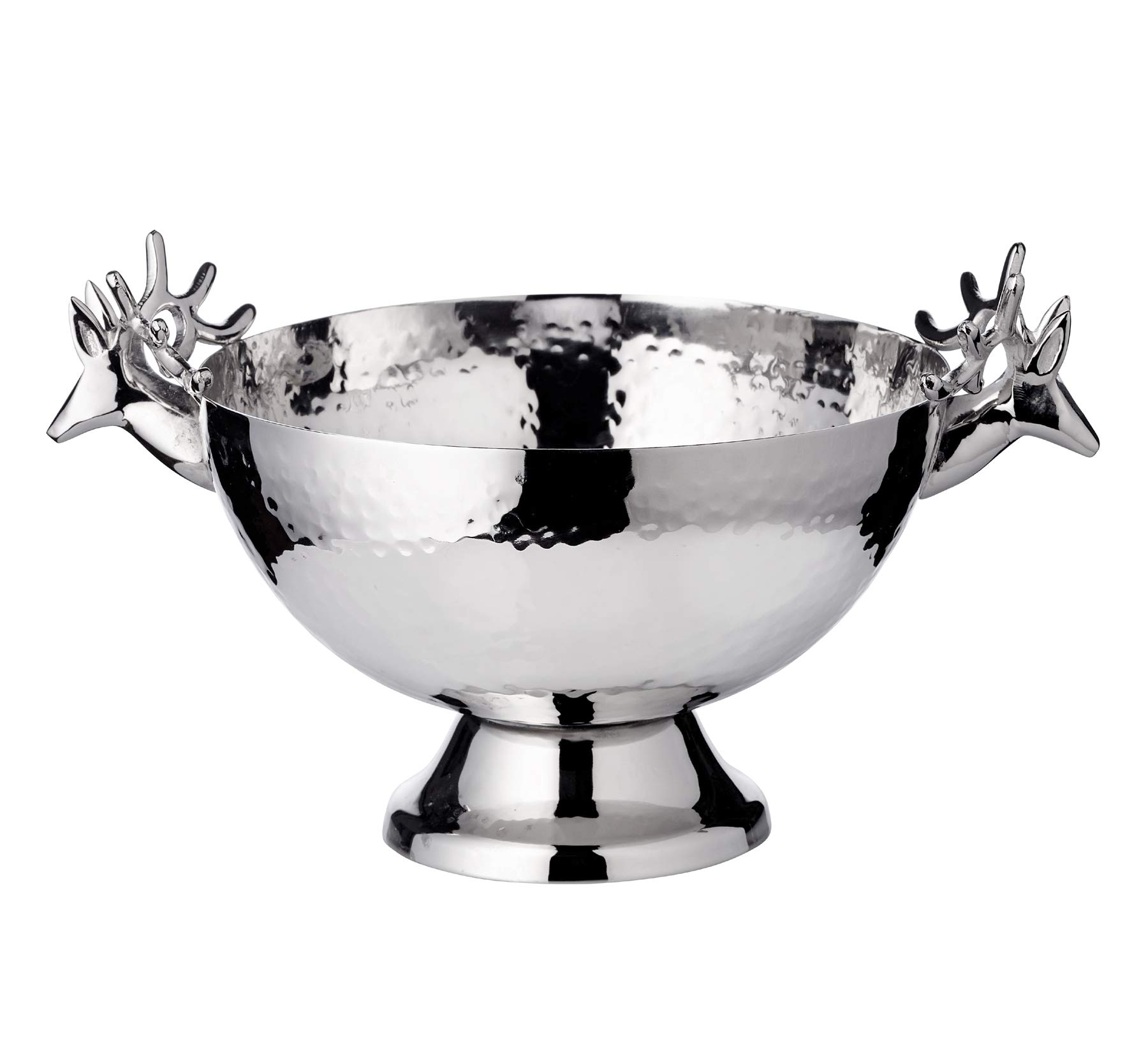 edzard-hirsch-john-schale-22-cm-silber-geh-mmert image 1