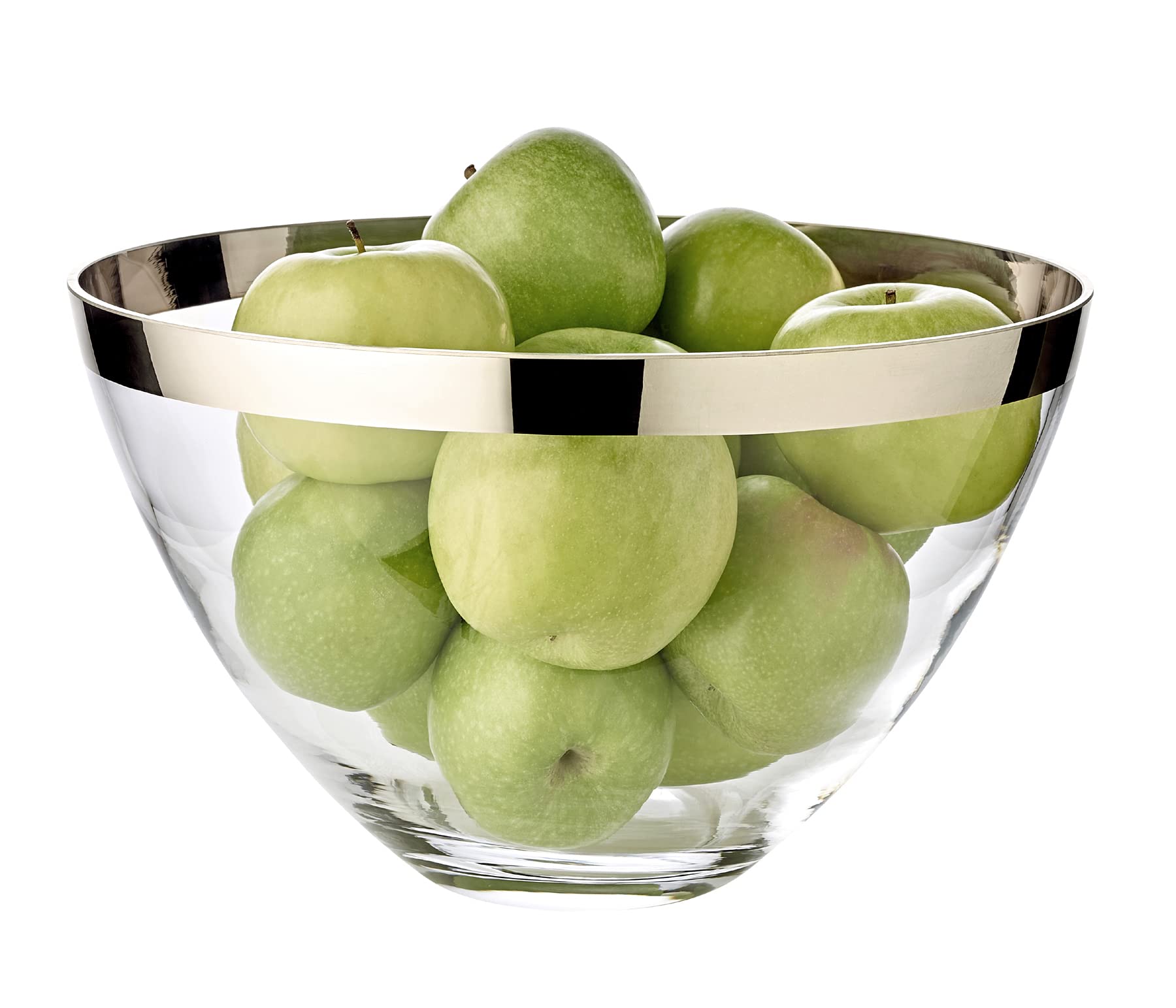 edzard-dallas-holly-schale-30cm-kristallglas-platinrand image 2