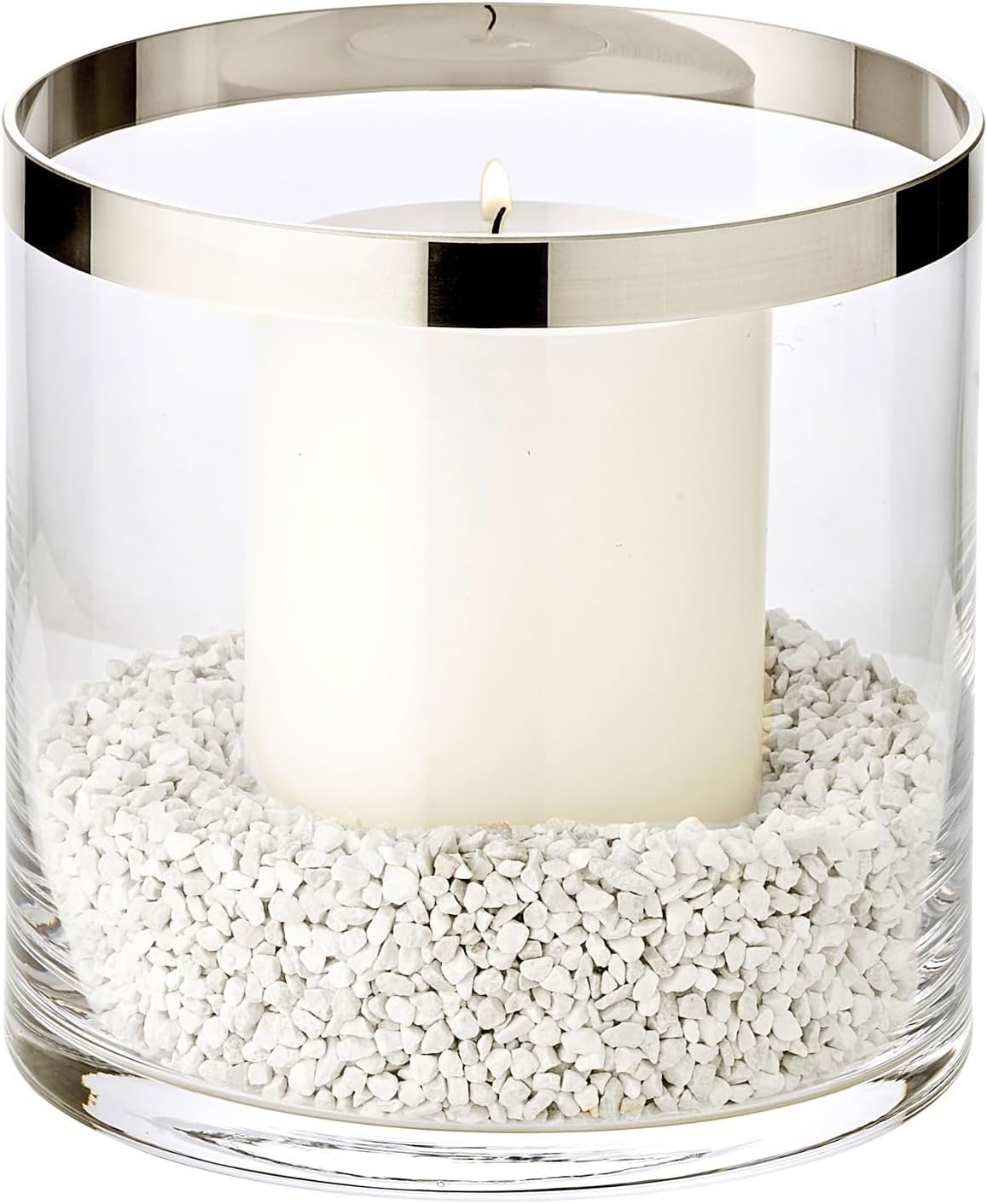 edzard-molly-windlicht-glas-18-cm-platinrand-mit-kerze image 5