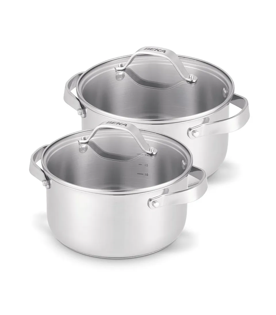 beka-cicla-topfset-2-tlg-20-24-cm-chrome-edelstahl image 1