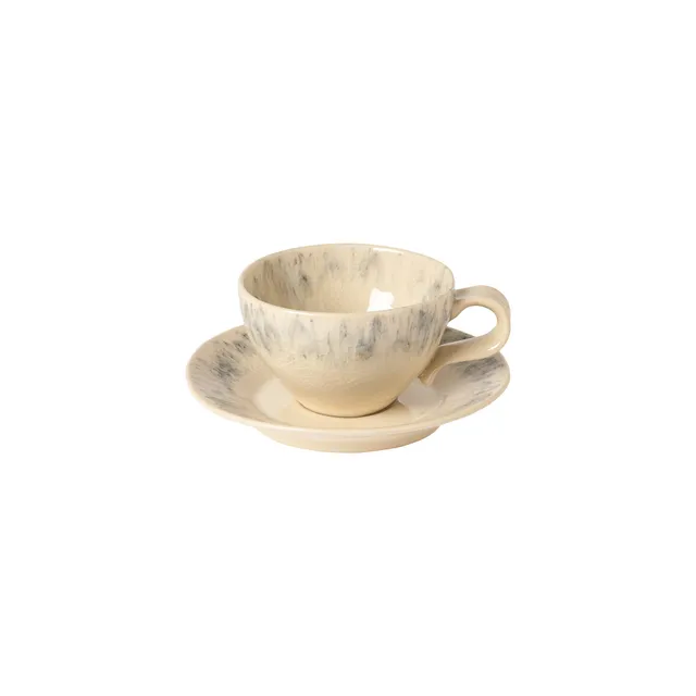 costa-nova-madeira-teetasse-mit-untertasse-creme-craquel image 1