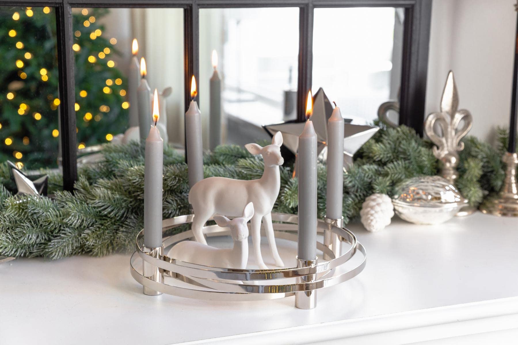edzard-avia-adventskranz-edelstahl-silber-30-cm image 6