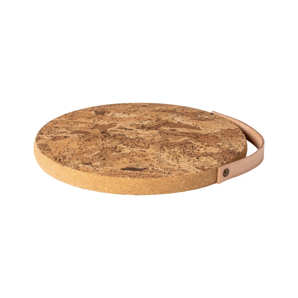 costa-nova-cork-untersetzer-rund-natural-kork-mit-ledergriff image 1