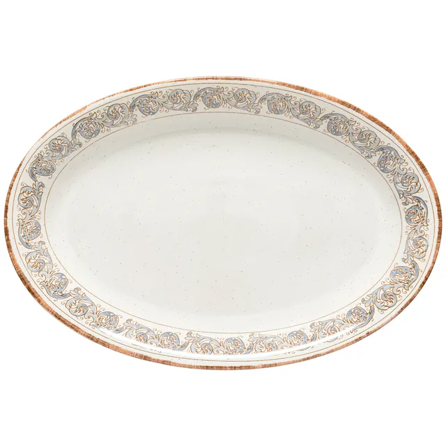 costa-nova-sardegna-sd745-wbl-servierplatte-oval-wei-blau-glanz image 1