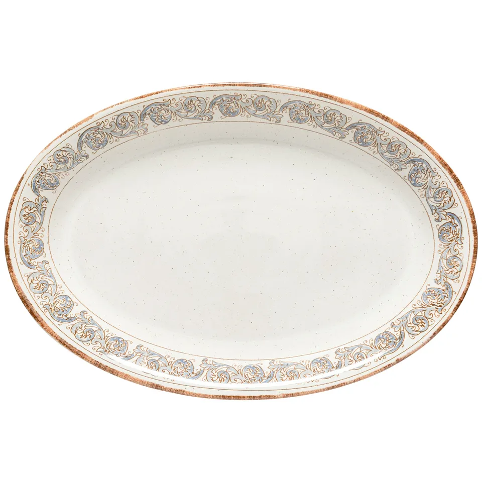 costa-nova-sardegna-sd745-wbl-servierplatte-oval-wei-blau-glanz image 1