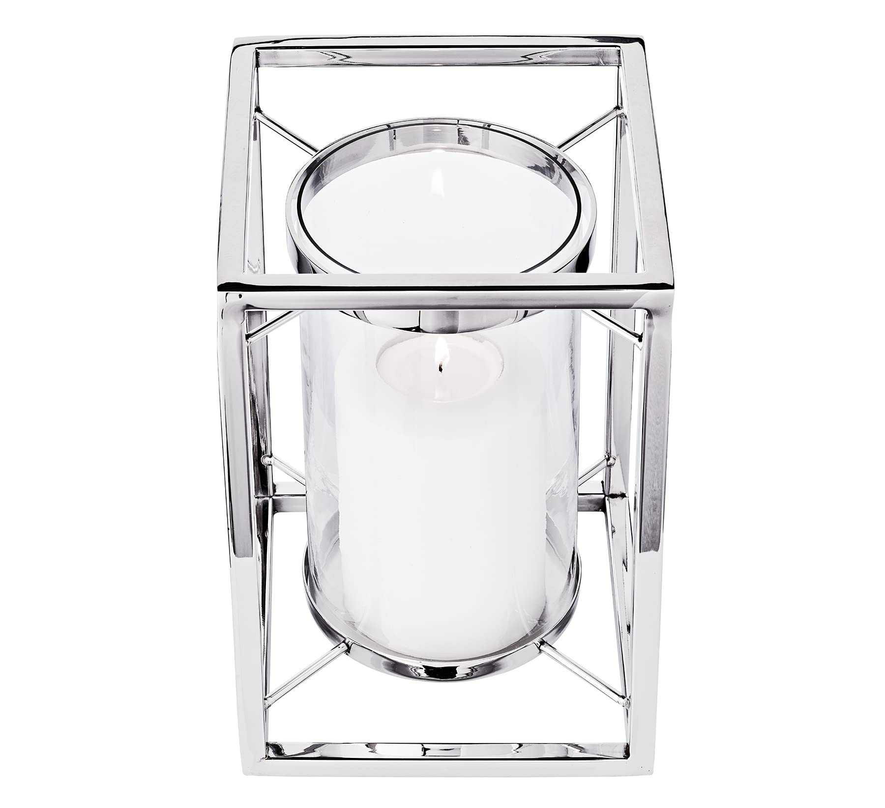 edzard-banu-windlicht-31-cm-edelstahl-vernickelt-mit-glas image 3