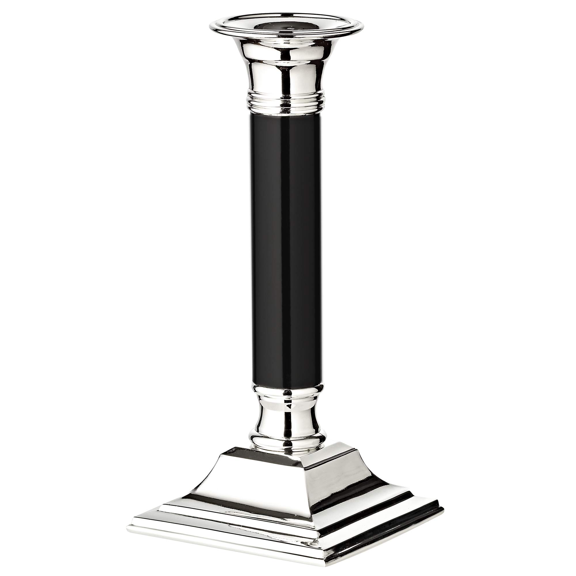 edzard-lincoln-kerzenleuchter-schwarz-h-19-cm-versilbert image 1