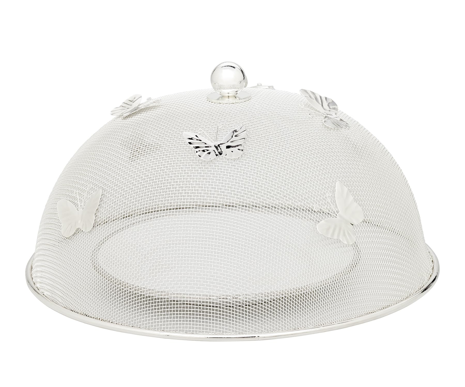 edzard-faden-butterfly-schutzhaube-30-cm-versilbert-h-16-cm image 2