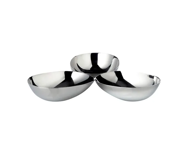 edzard-dallas-luma-tripleschale-18-5-cm-edelstahl image 1