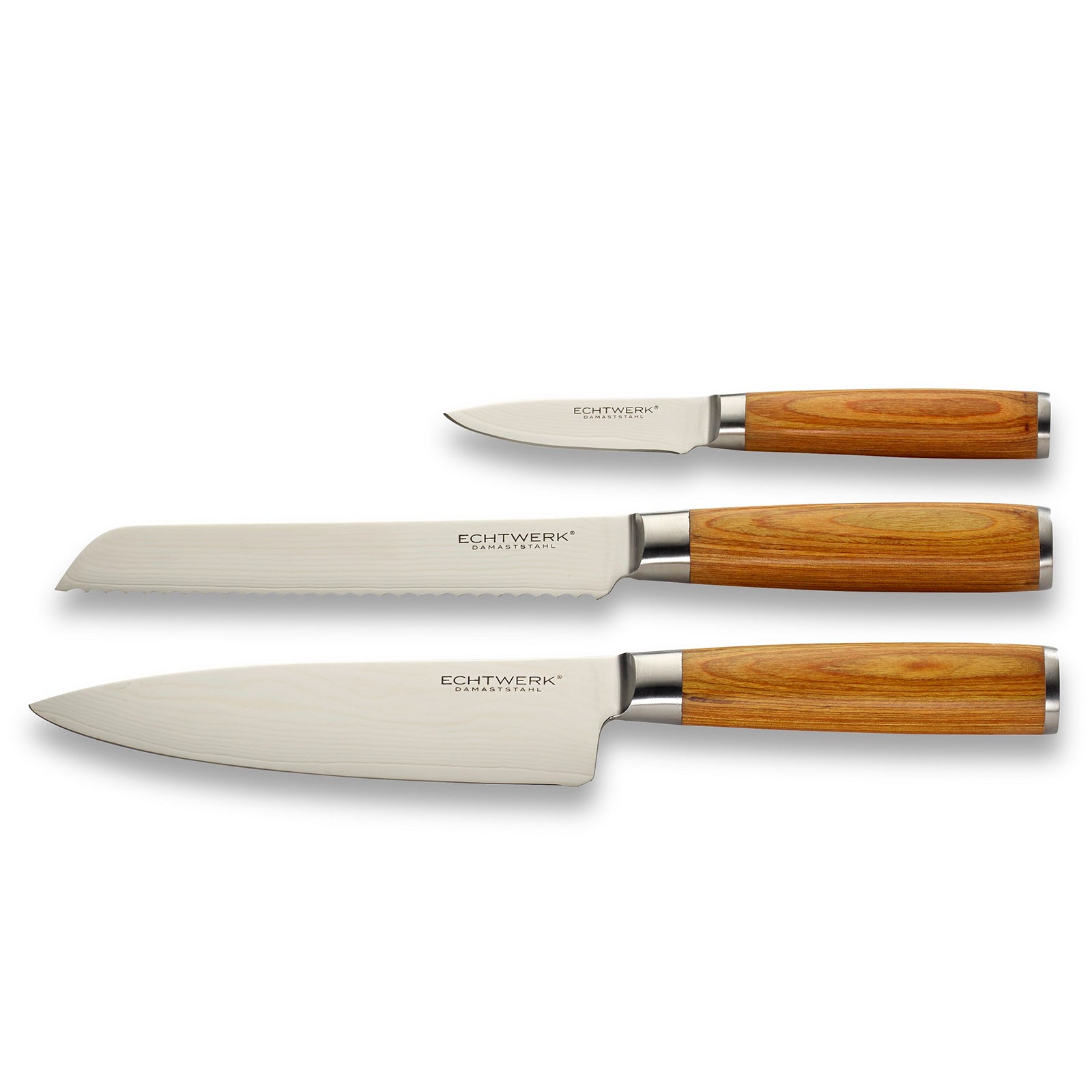 echtwerk-k-chenmesser-damast-set-3tlg-brot-k-chen-sch-lmesser-holz image 1