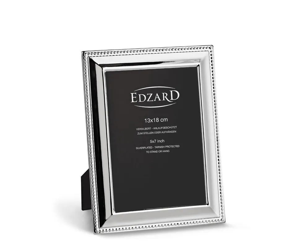 edzard-perla-bilderrahmen-13x18-cm-versilbert-perlenrand image 1