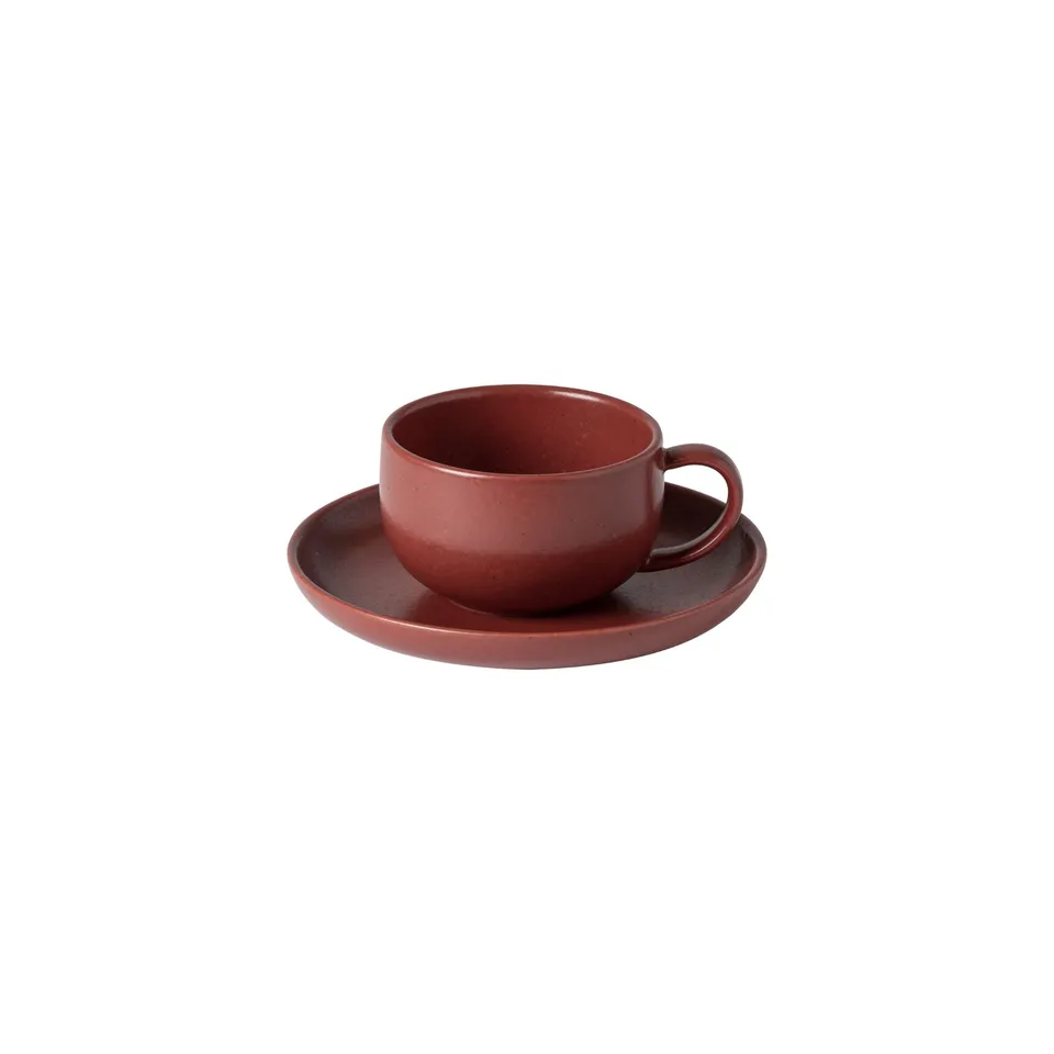 costa-nova-pacifica-teetasse-untertasse-cayenne-rot-steinzeug image 1