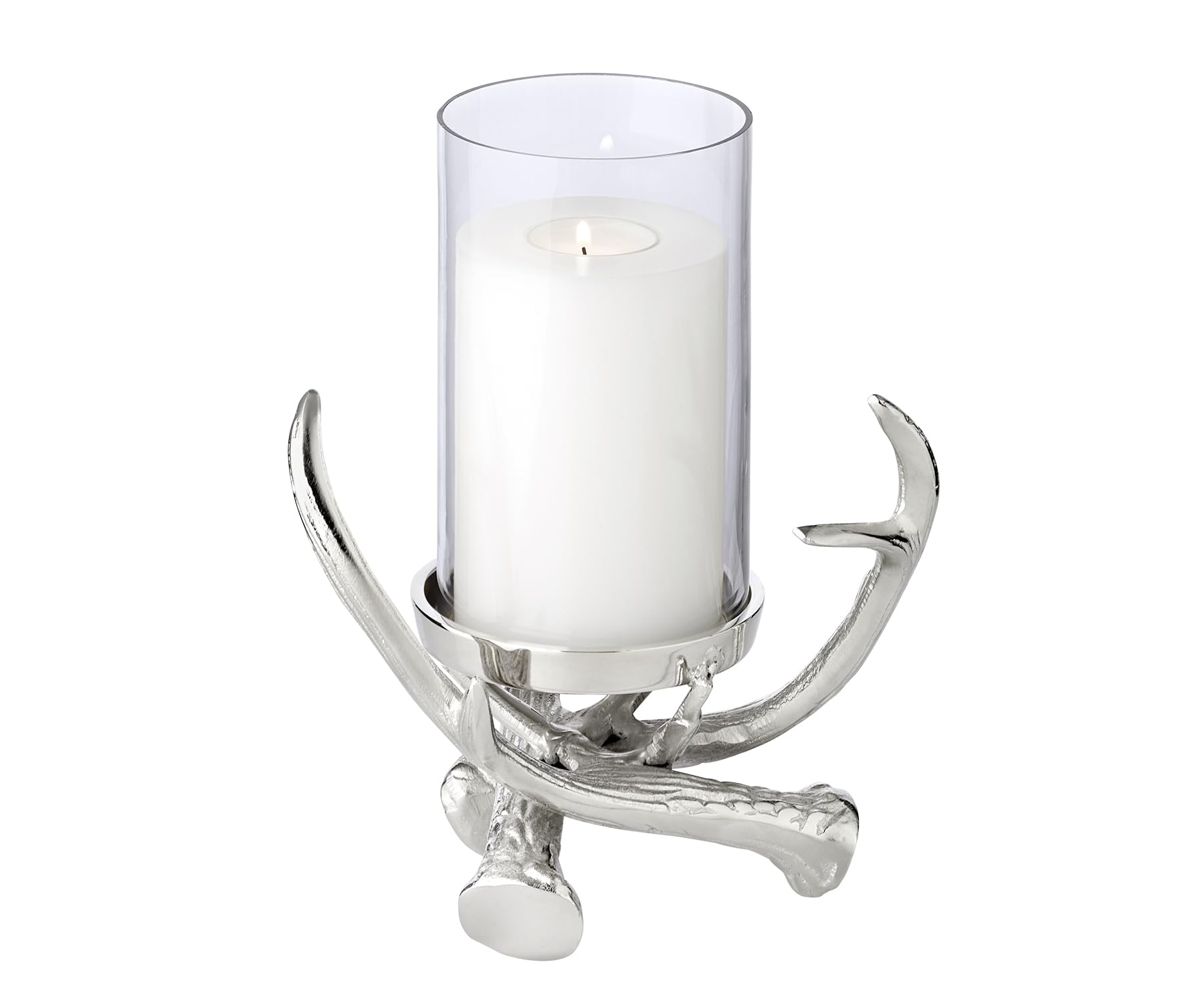 edzard-blitu-windlicht-25-cm-aluminium-glaszylinder image 1