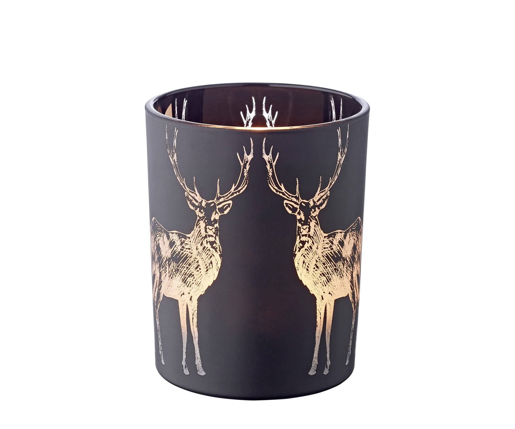 edzard-fancy-tiu-teelichtglas-2er-set-hirsch-matt-schwarz-8-cm image 6