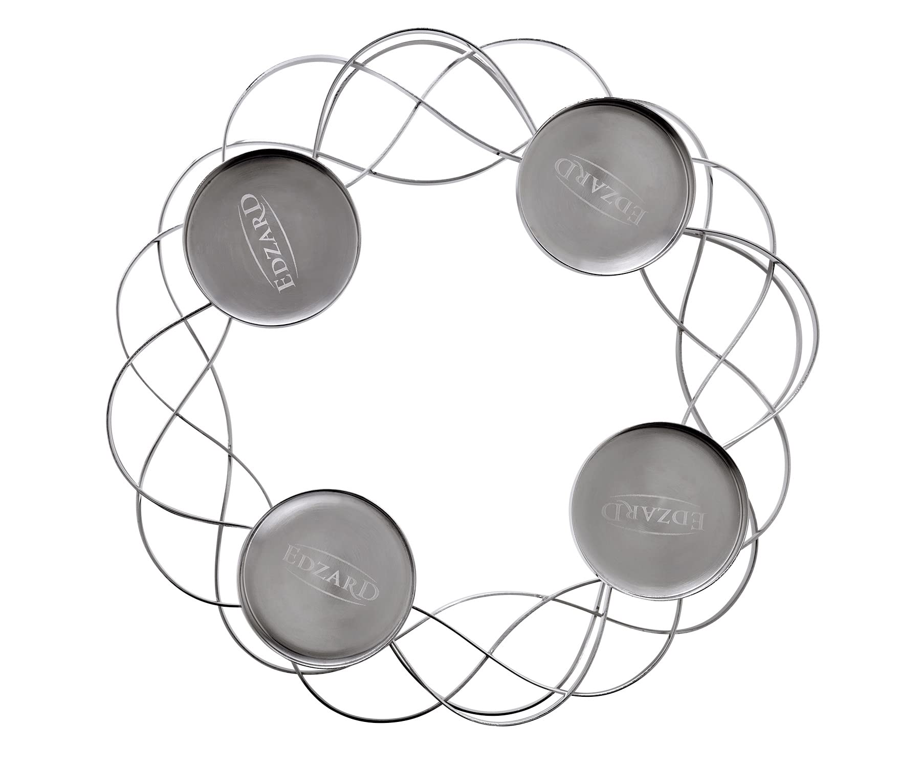 edzard-alita-adventskranz-edelstahl-silber-25-cm-6-cm image 3