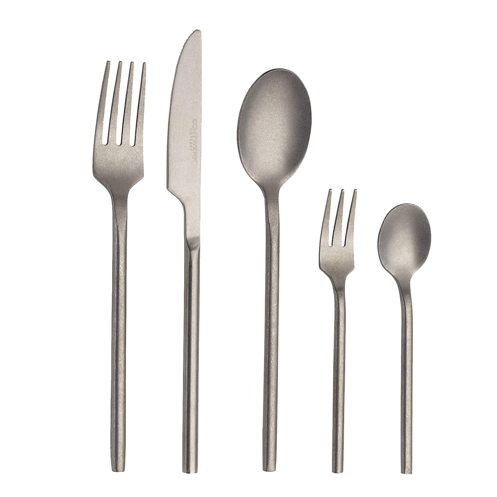echtwerk-bari-tafelbesteck-20-tlg-matt-silber-stonewashed-vintage image 1