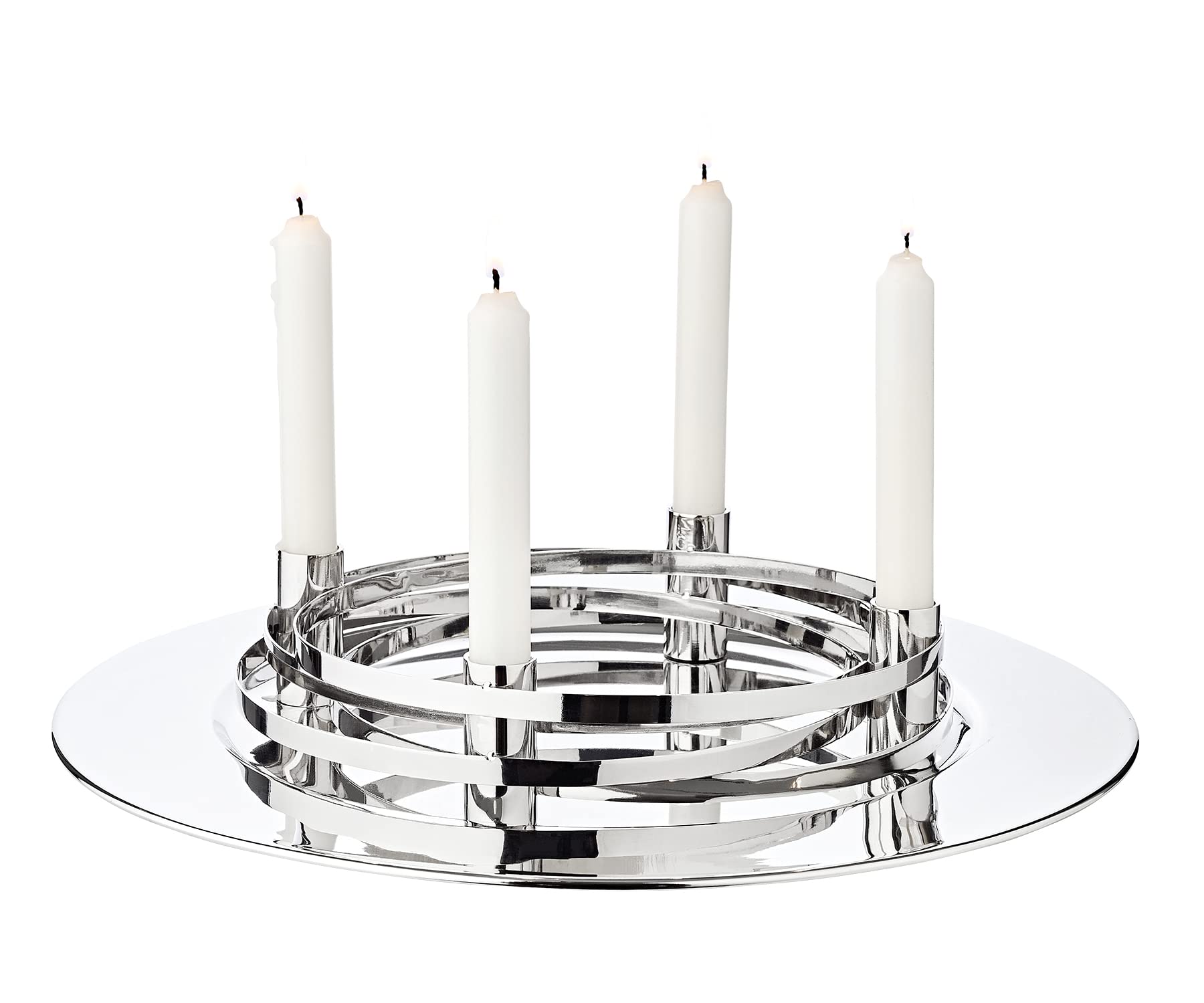 edzard-avia-adventskranz-edelstahl-silber-39cm-rund image 1