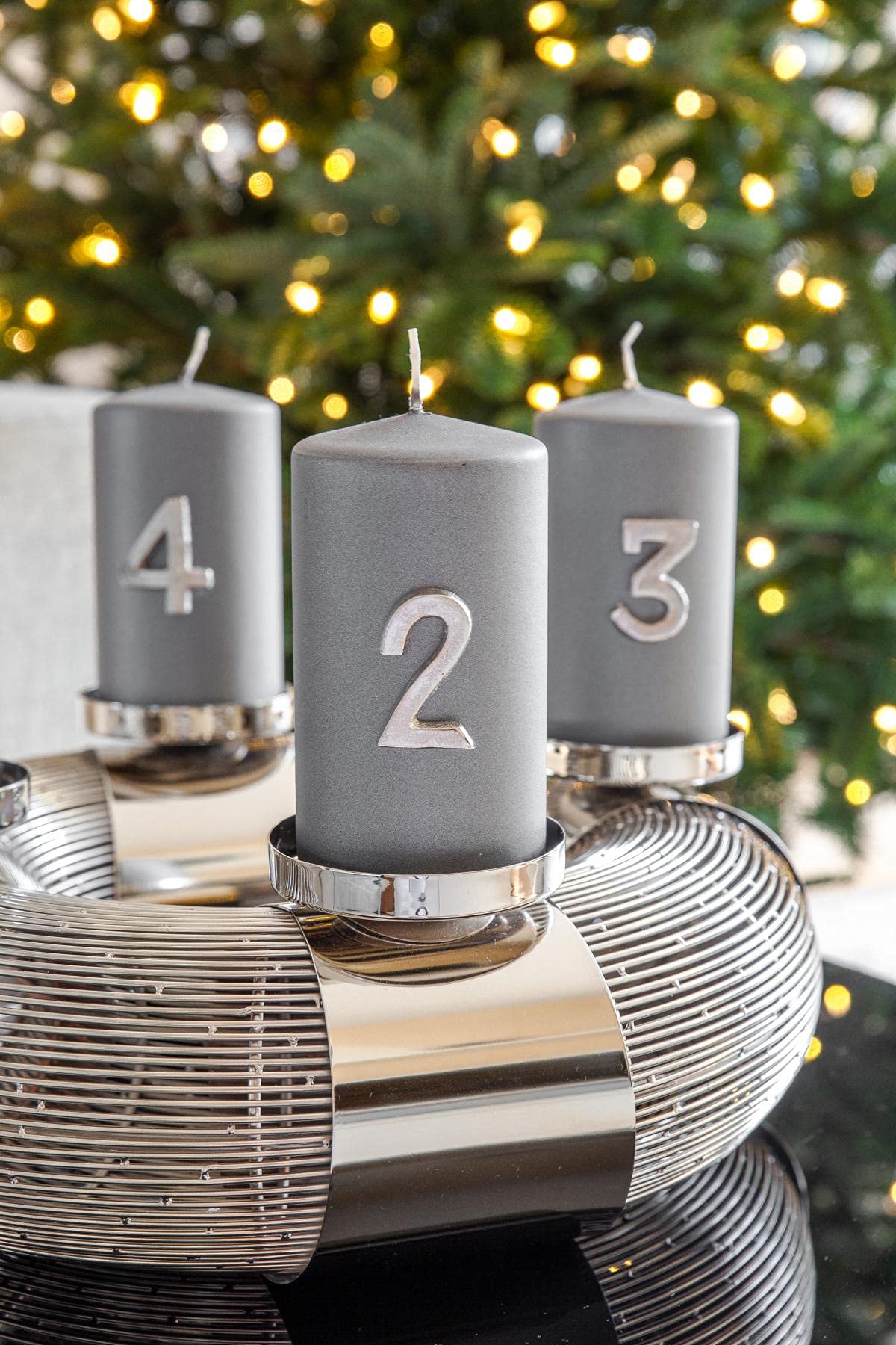 edzard-milano-kerzenstecker-advent-4er-set-silber-zahlen image 5
