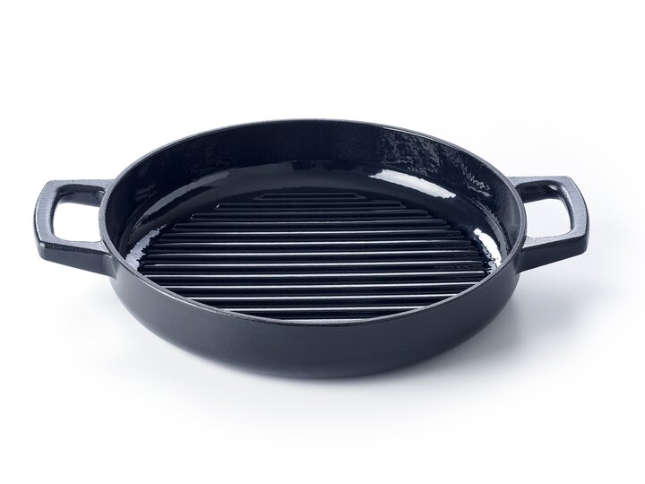 beka-nori-grillpfanne-28-cm-schwarz-gusseisen image 1