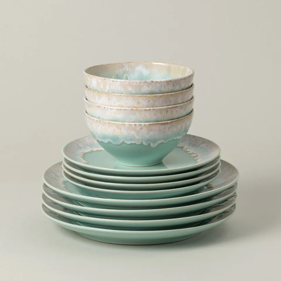 costa-nova-taormina-tafelservice-12-tlg-aqua-blau-steinzeug image 1