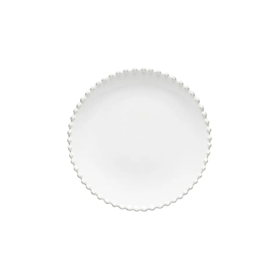 costa-nova-pearl-salatteller-wei-rund-steinzeug-dessertteller image 1