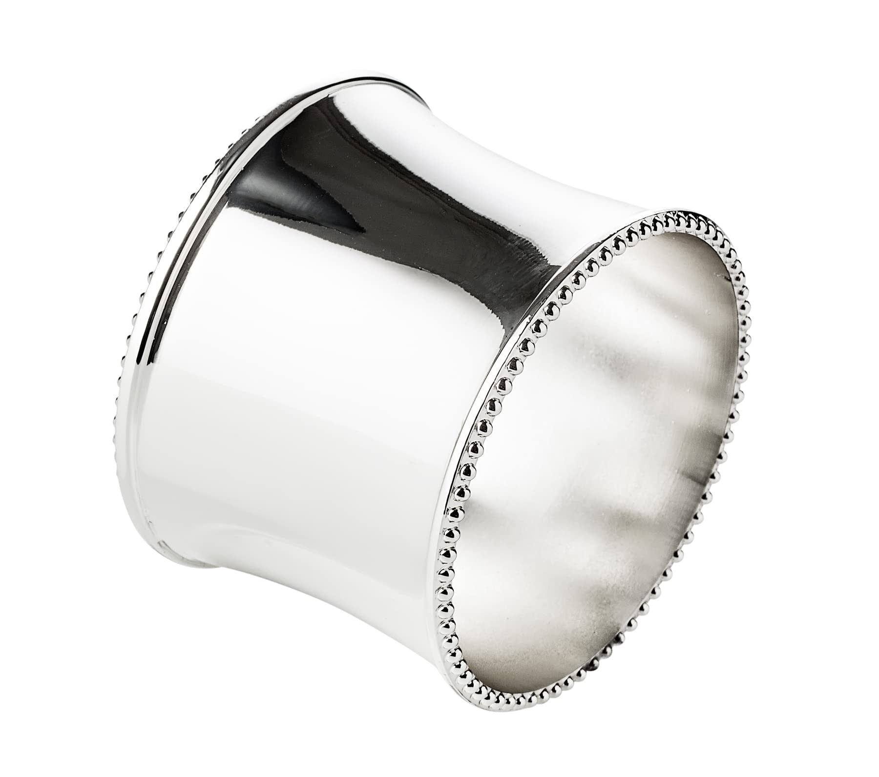 edzard-perla-serviettenring-4er-set-versilbert-5-cm image 1