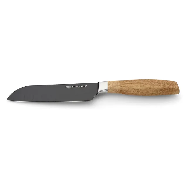 echtwerk-classic-santokumesser-15cm-black-edition-akazie image 1