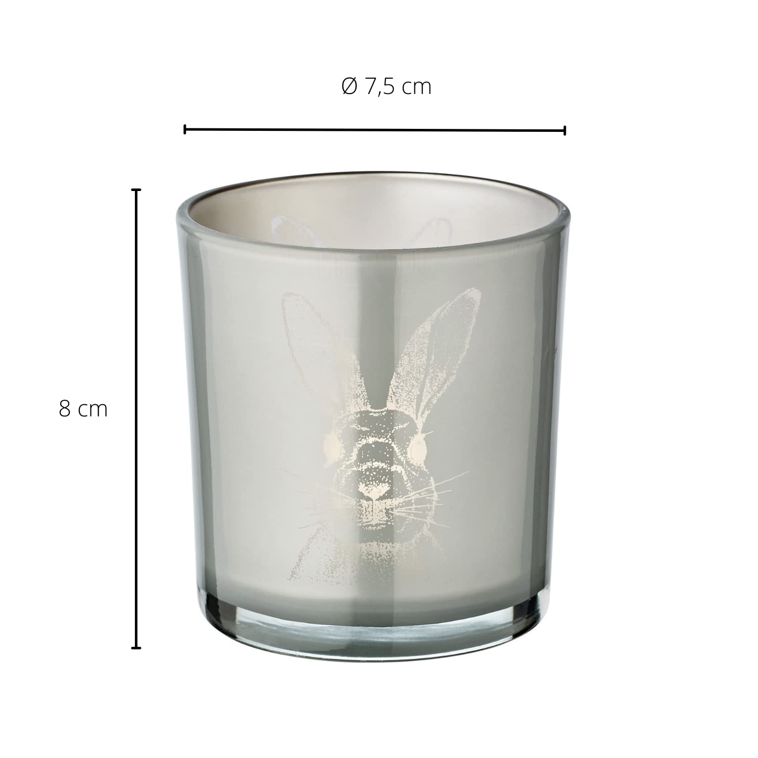 edzard-fancy-teelichtglas-hase-2er-set-grau-8-cm image 4
