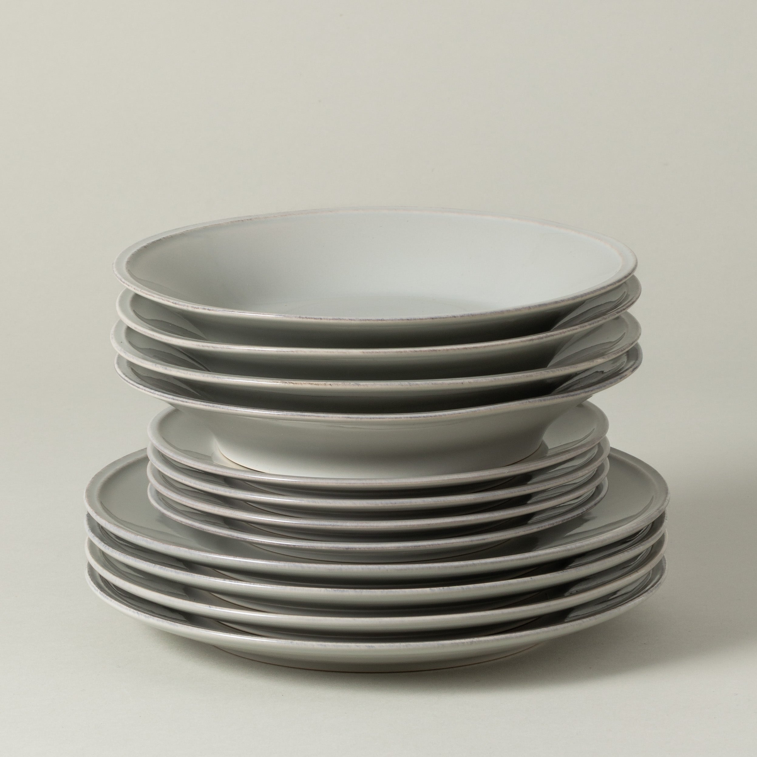 costa-nova-friso-tafelservice-12-tlg-grau-steingut image 1