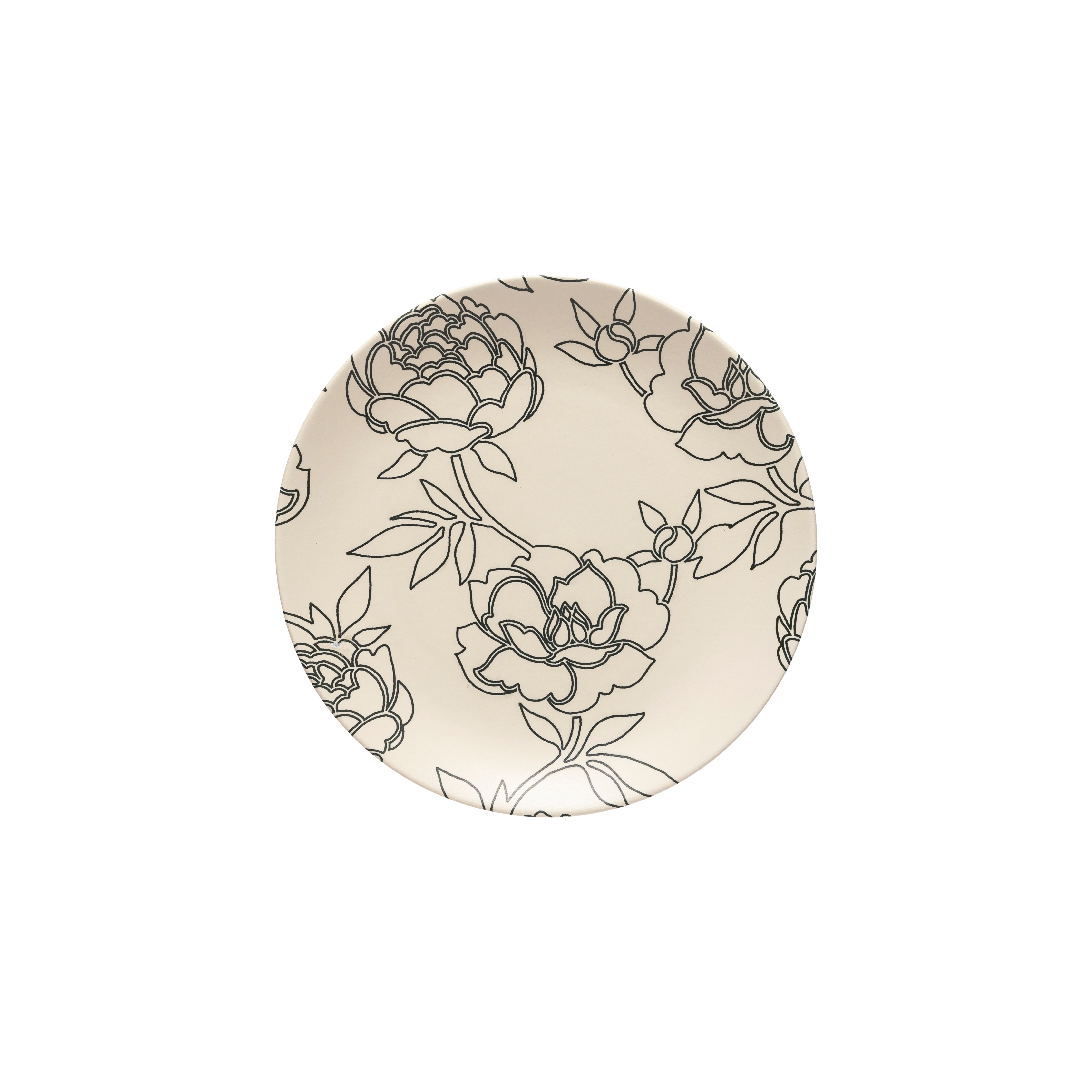 costa-nova-elements-salatteller-21-cm-flore-creme image 1