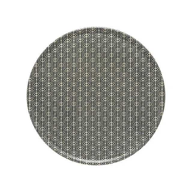 costa-nova-augusta-servierteller-diamond-weave-beige-matt image 1