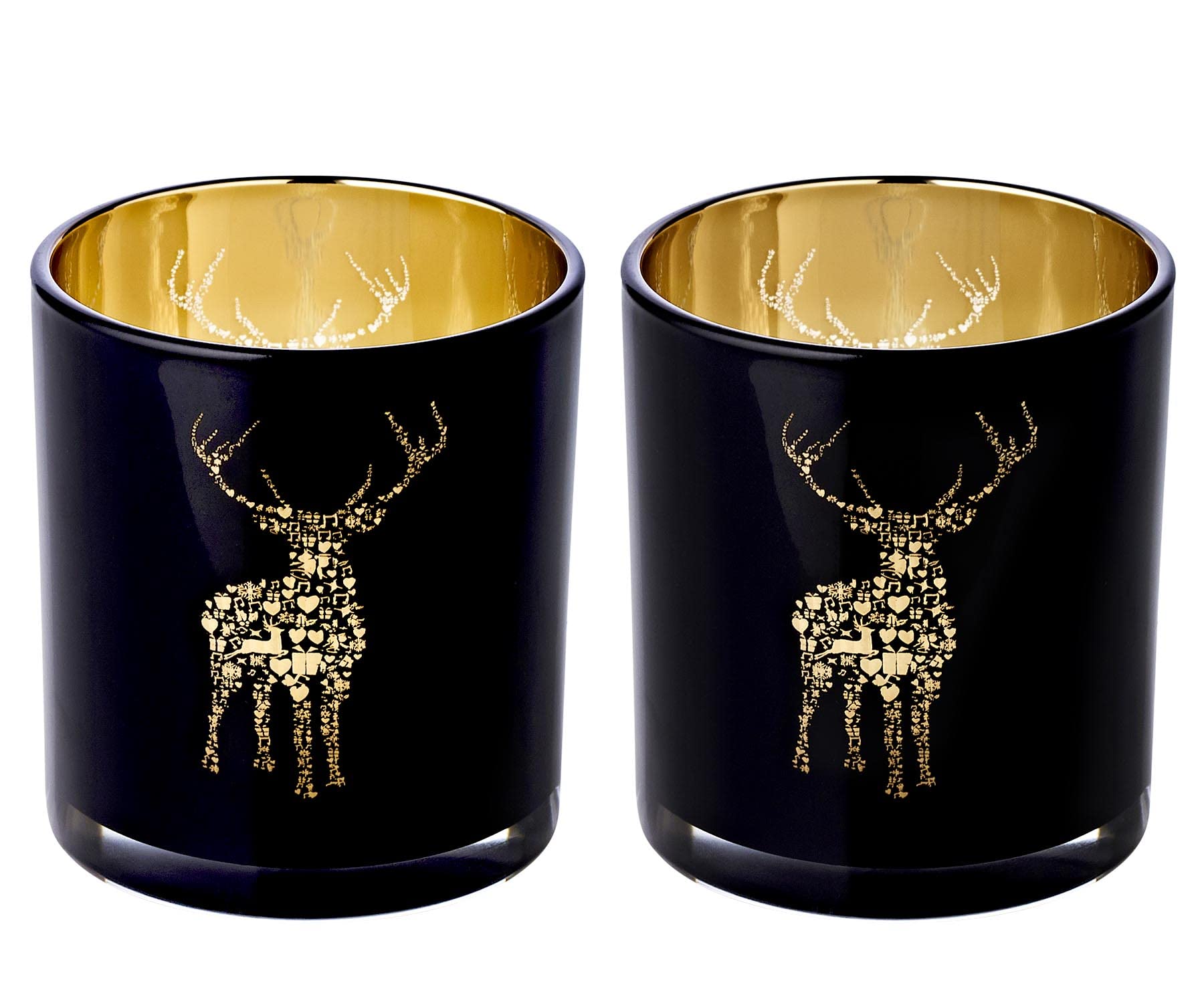 edzard-fancy-teelichtglas-2er-set-schwarz-hirsch-8-cm image 1