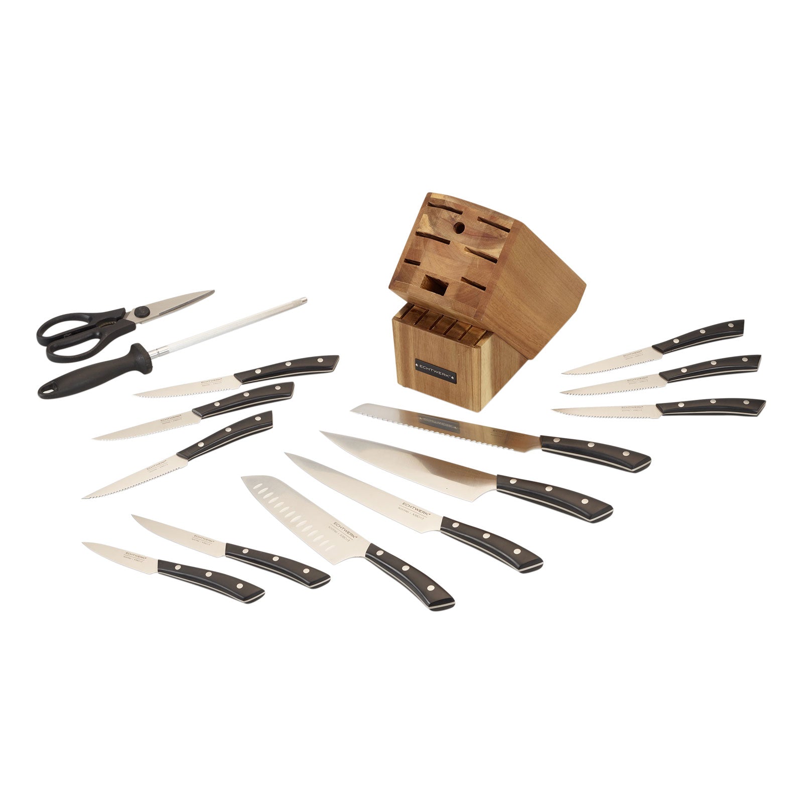 echtwerk-premium-messerblock-set-15-tlg-klingenstahl-akazie image 2