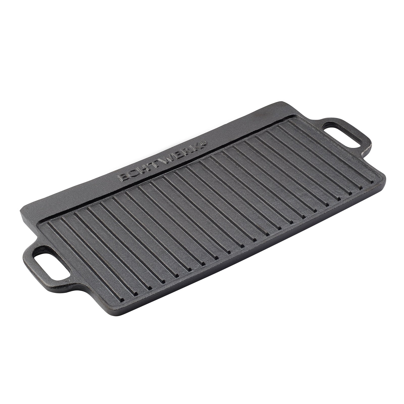 echtwerk-bbq-kochen-grillplatte-gusseisen-emaille-big-2-griffe image 1
