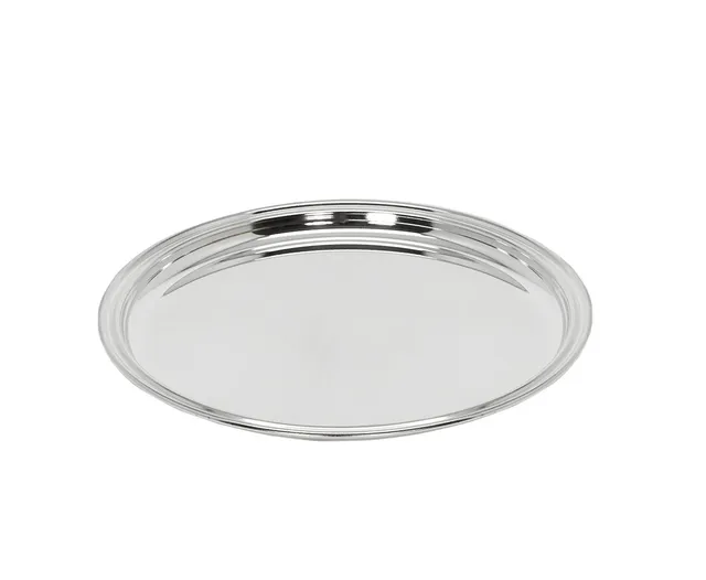 edzard-pipe-serviertablett-rund-22-cm-versilbert image 1