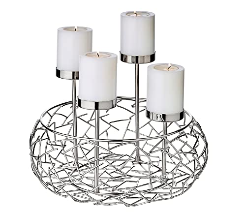 edzard-milano-adventskranz-edelstahl-30-cm-silber image 8