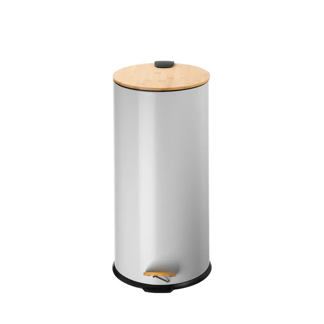 echtwerk-abfalleimer-tretabfalleimer-30l-m-lleimer-grau-soft-close image 1