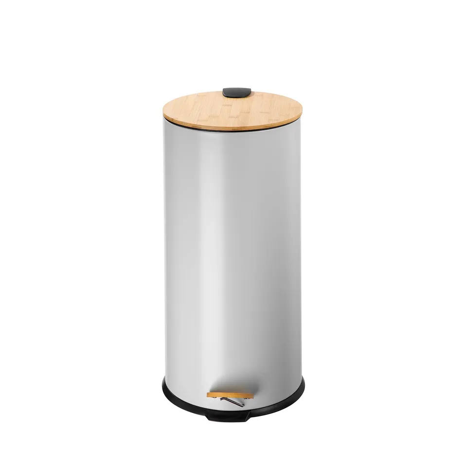 echtwerk-abfalleimer-tretabfalleimer-30l-m-lleimer-grau-soft-close image 1
