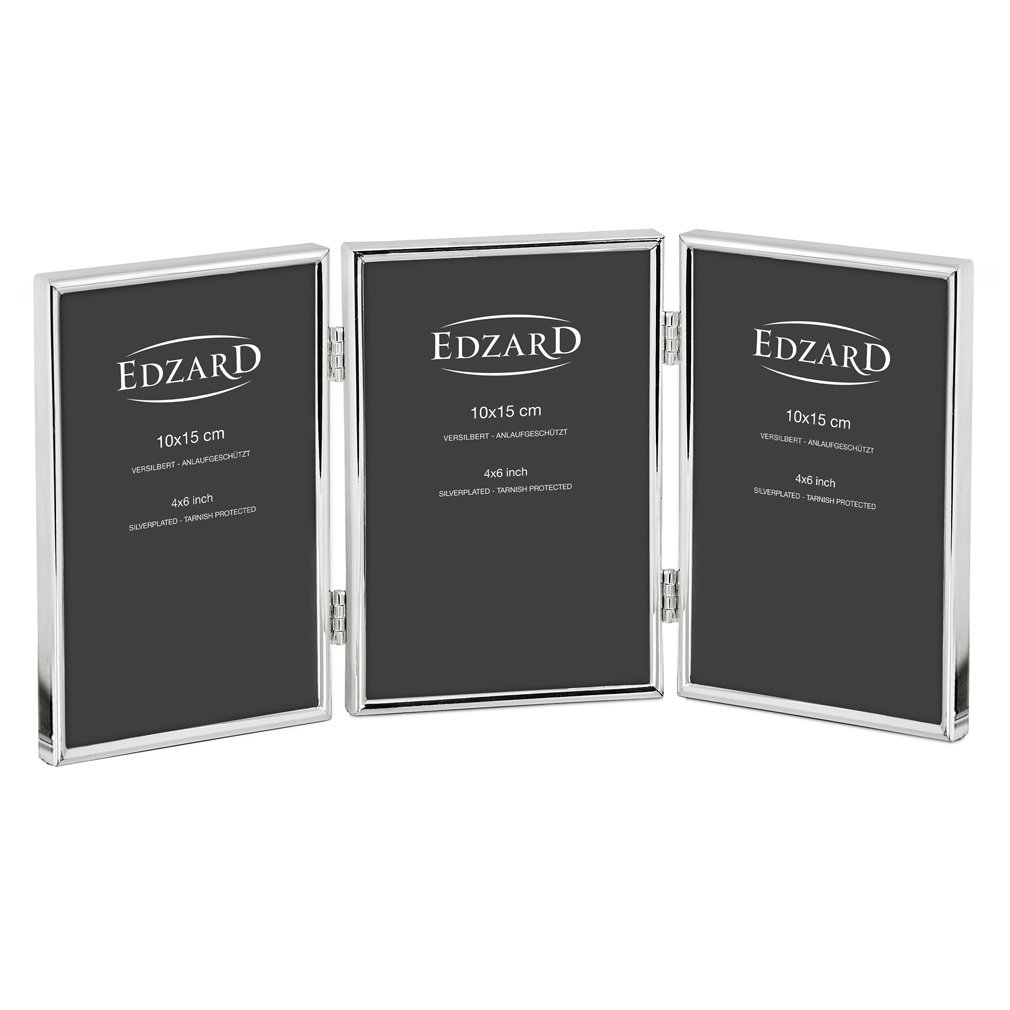edzard-genua-bilderrahmen-collage-3x10x15-versilbert image 1