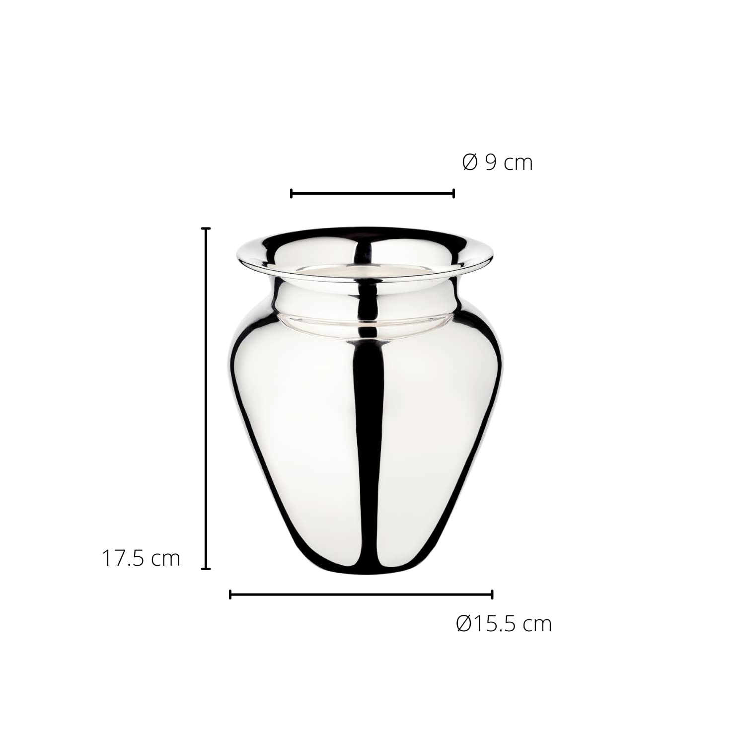 edzard-antonia-vase-schwerversilbert-17-cm-konisch image 6