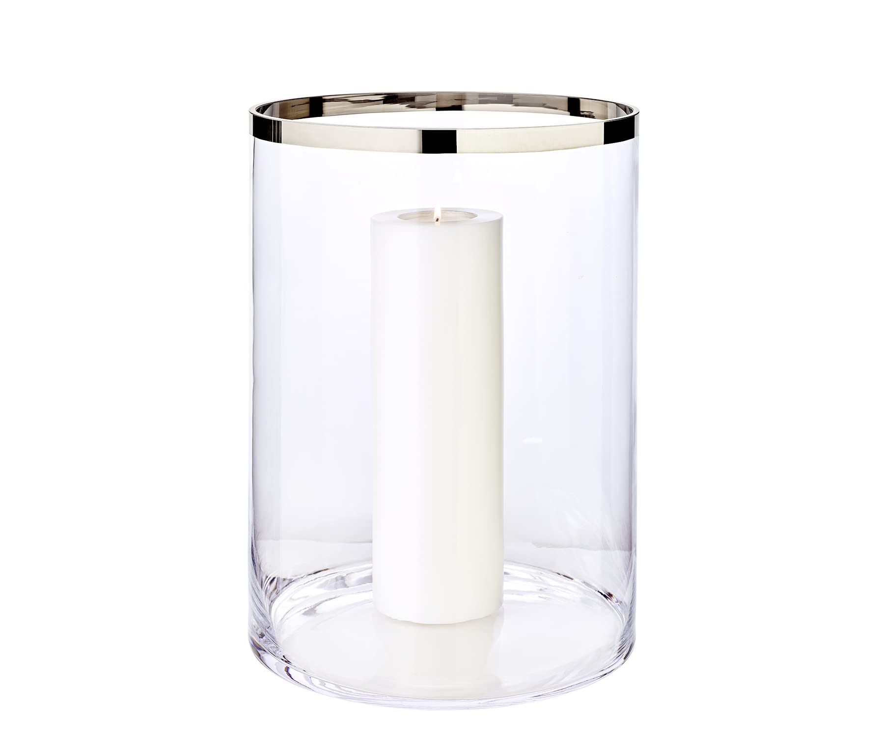 edzard-molly-windlicht-vase-kristallglas-platinrand-39-cm image 1