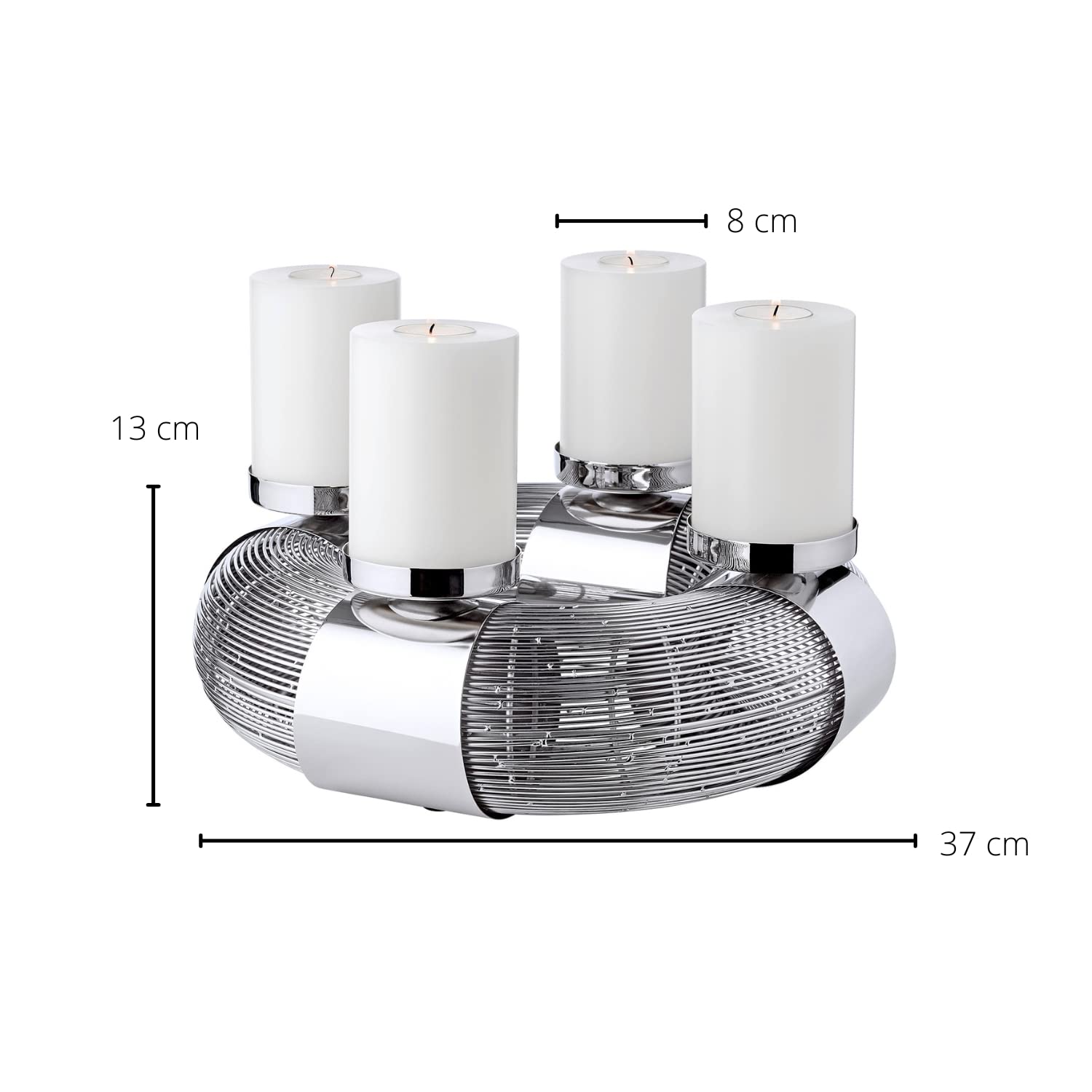 edzard-flax-adventskranz-edelstahl-36-cm-silber image 3