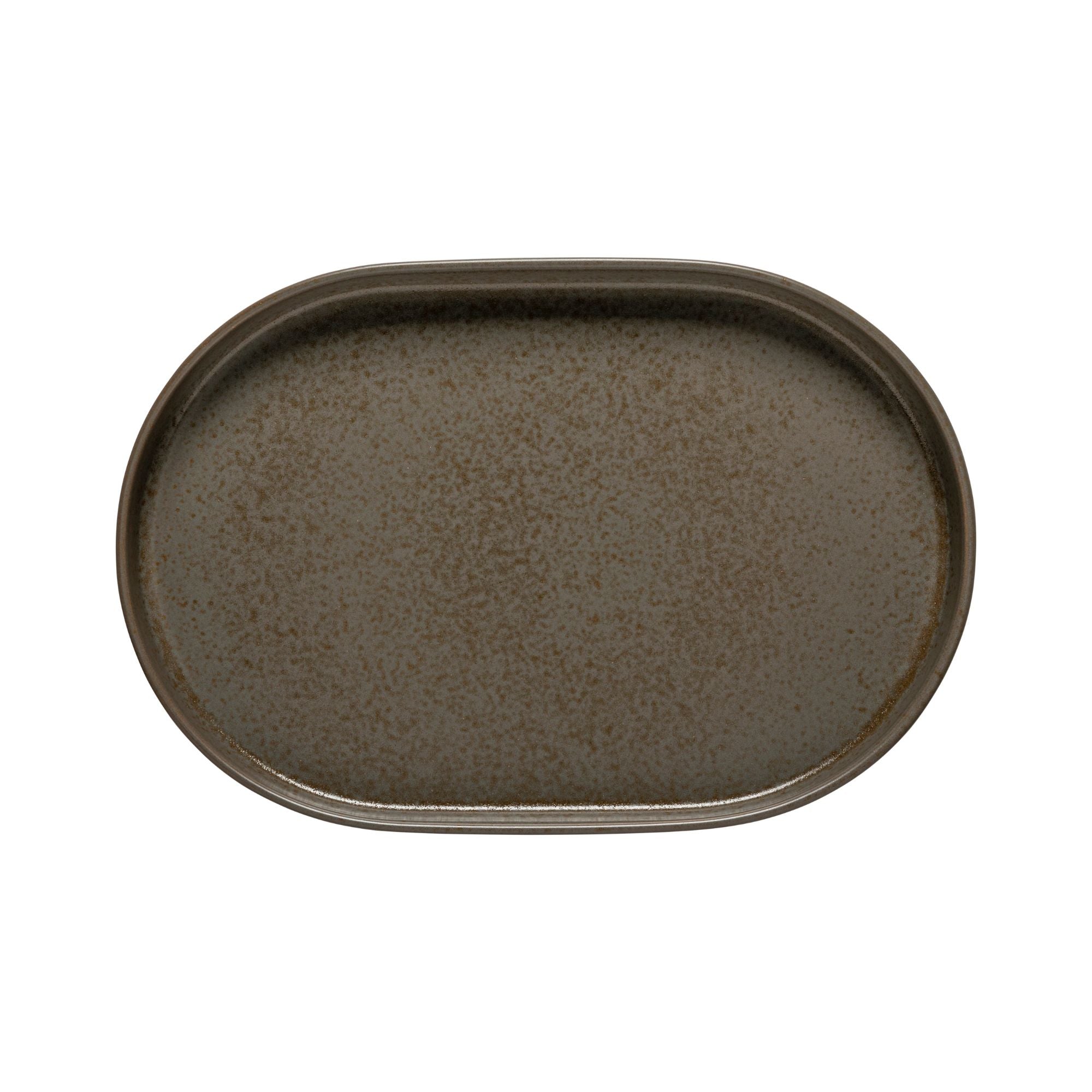 costa-nova-redonda-servierplatte-oval-oak-braun-matt image 1