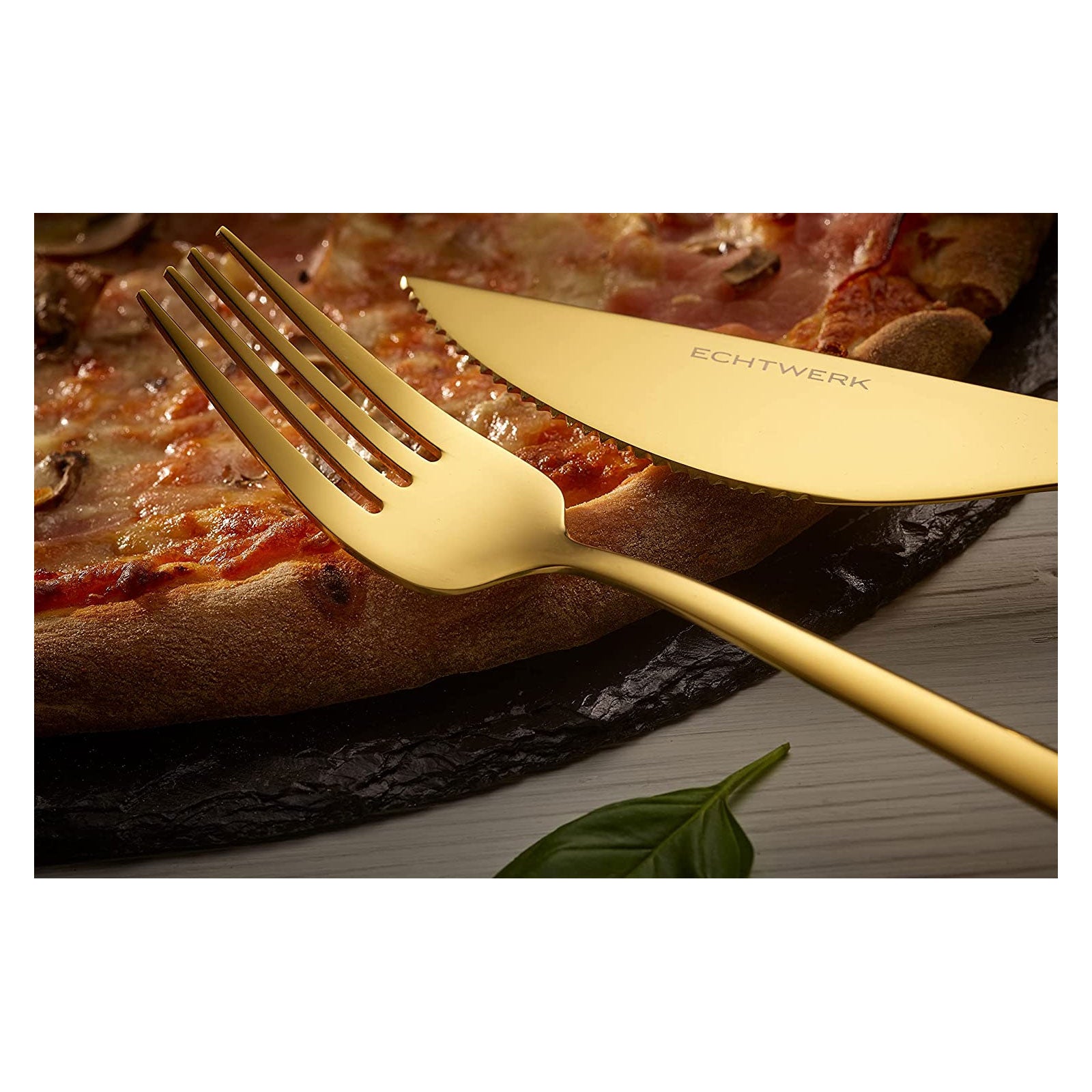 echtwerk-pizzabesteck-set-8tlg-steakbesteck-silber-gl-nzend-edelstahl image 3