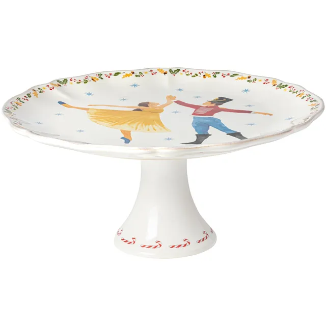 costa-nova-the-nutcracker-tp333-whi-tortenplatte-wei-mit-fu image 1