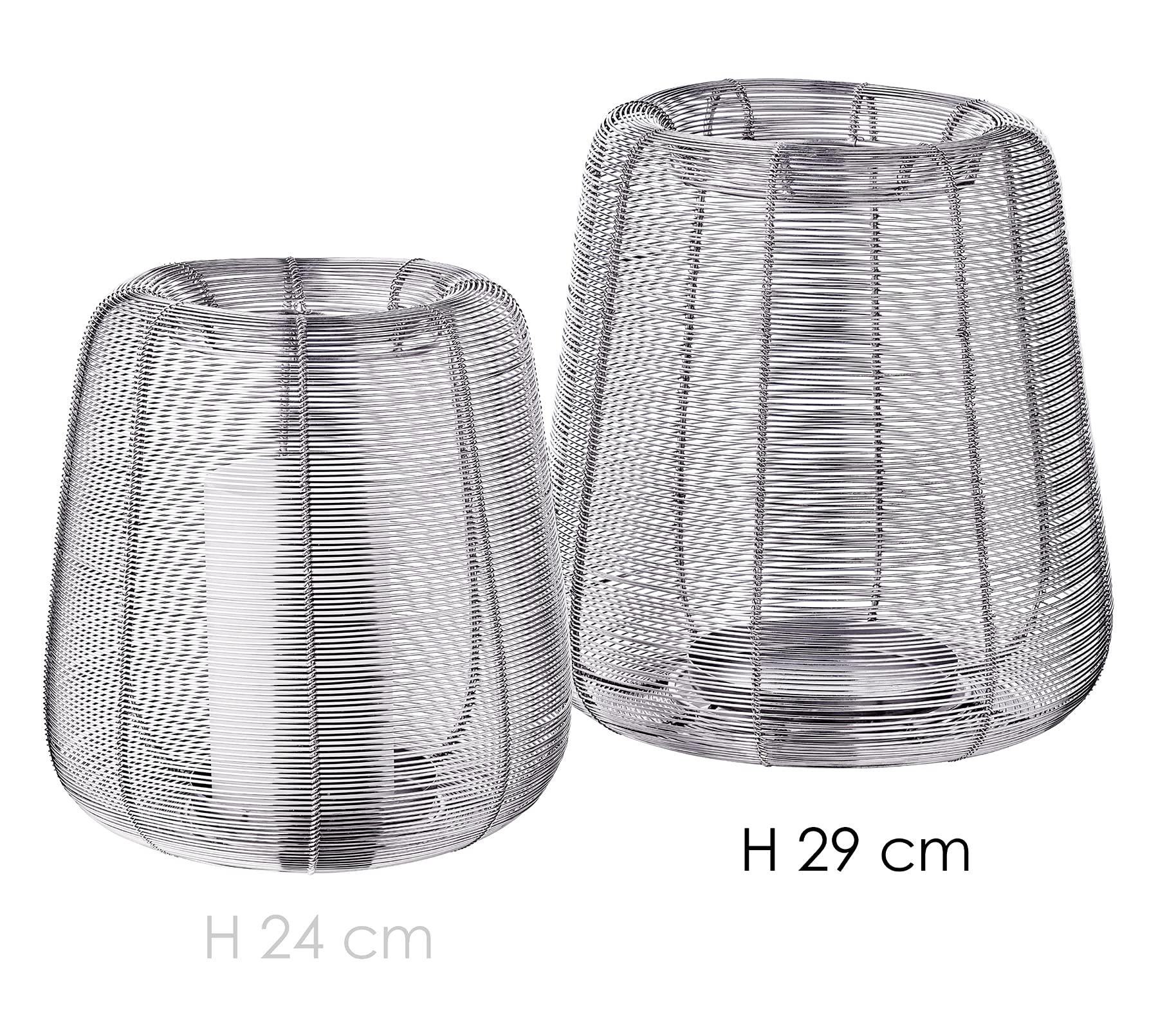 edzard-kurt-windlicht-edelstahl-gitter-h-29-cm-vernickelt image 4