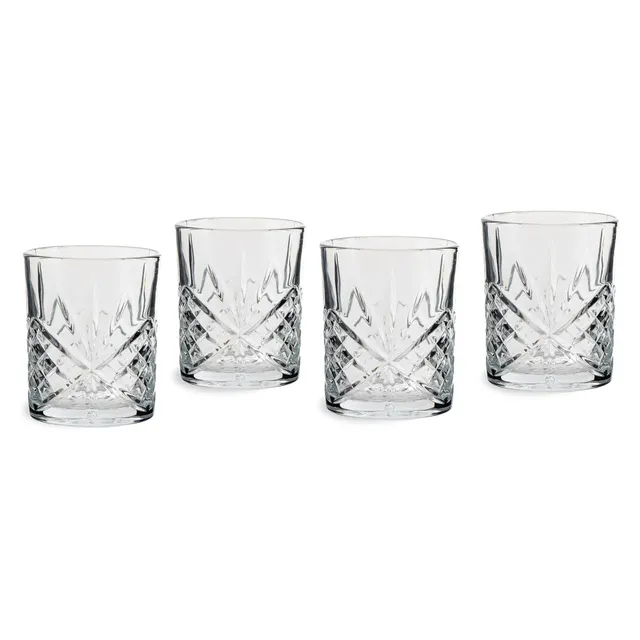 echtwerk-wine-dining-whisky-gl-ser-set-4-tlg-330-ml-schliffoptik image 1